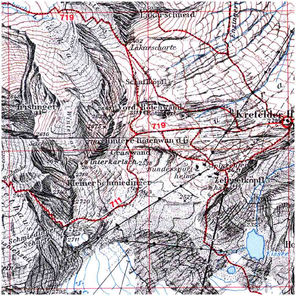 Kaprun Alpincenter Detail Map Page