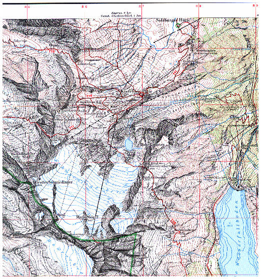 Kitzsteinhorn Area Map Page